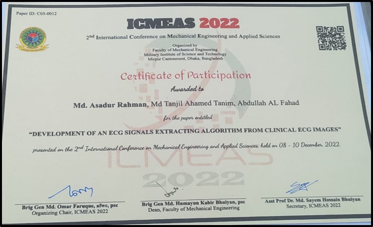 BEST PRESENTED PAPER IN ICMEA-2022